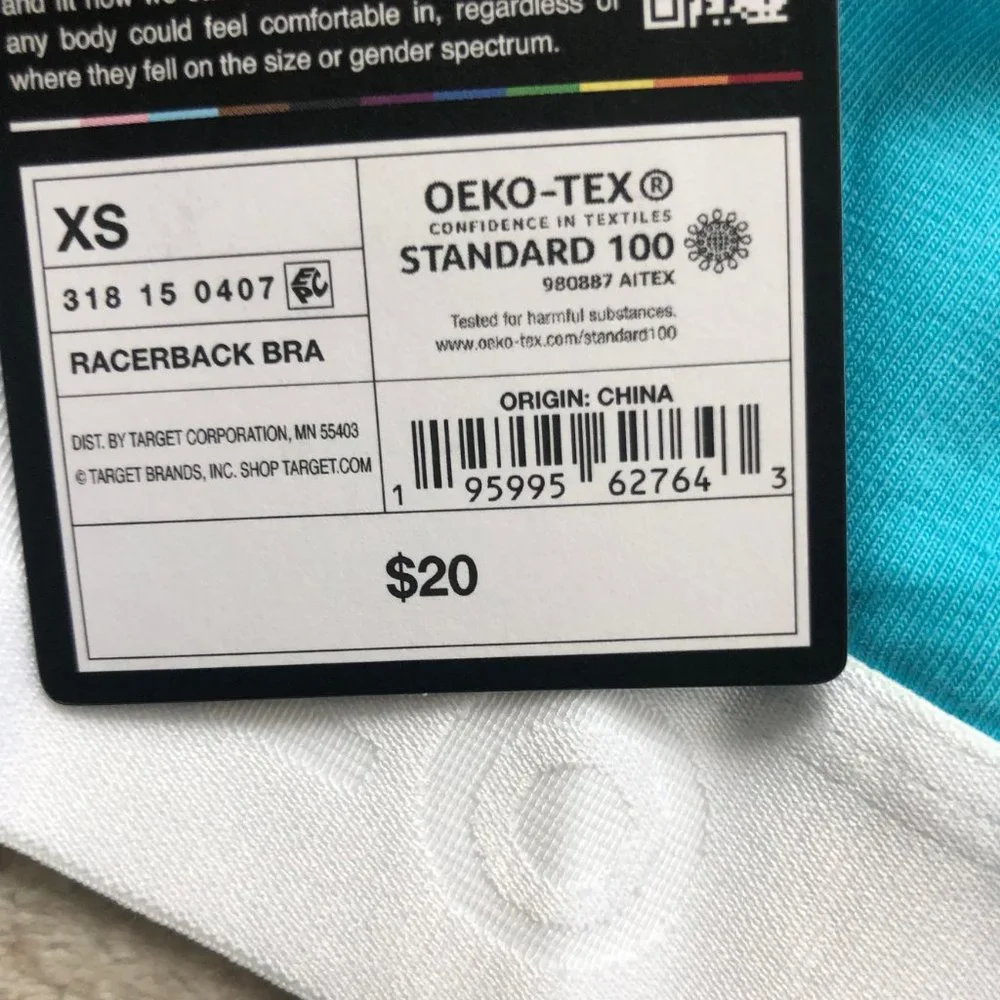 TOMBOYX Racerback Bra - Blue New with Tags size Small - Picture 5 of 5